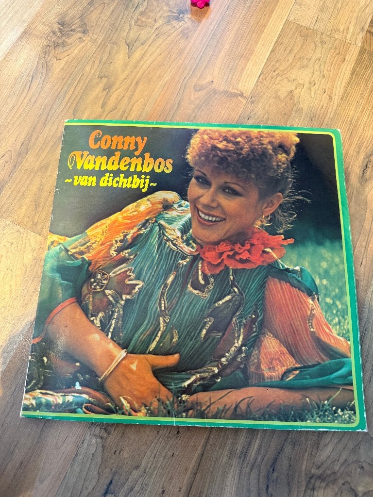 Conny van den bos (van dichtbij)VERZENDEN MOGELIJK, Ophalen, LP, Fotohoes, Zo goed als nieuw