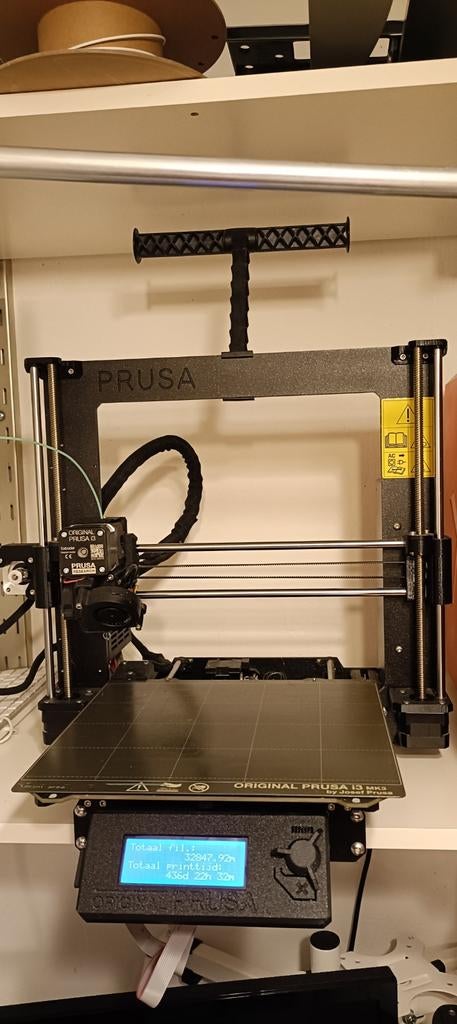 Prusa i3 MK3S+ met nieuwe E3D Revo, display en sd unit, Computers en Software, 3D Printers, Ophalen