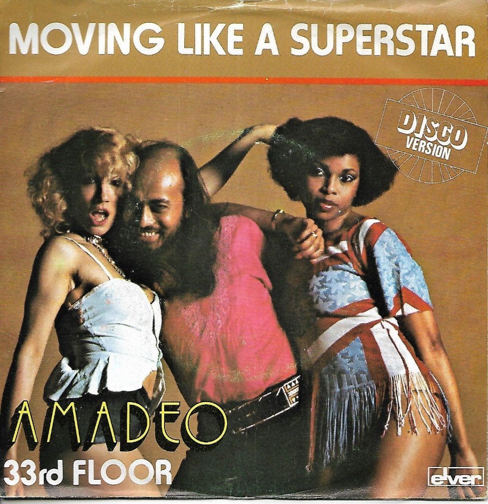 Amadeo - Moving like a superstar, Gebruikt, 7 inch, Single, Pop