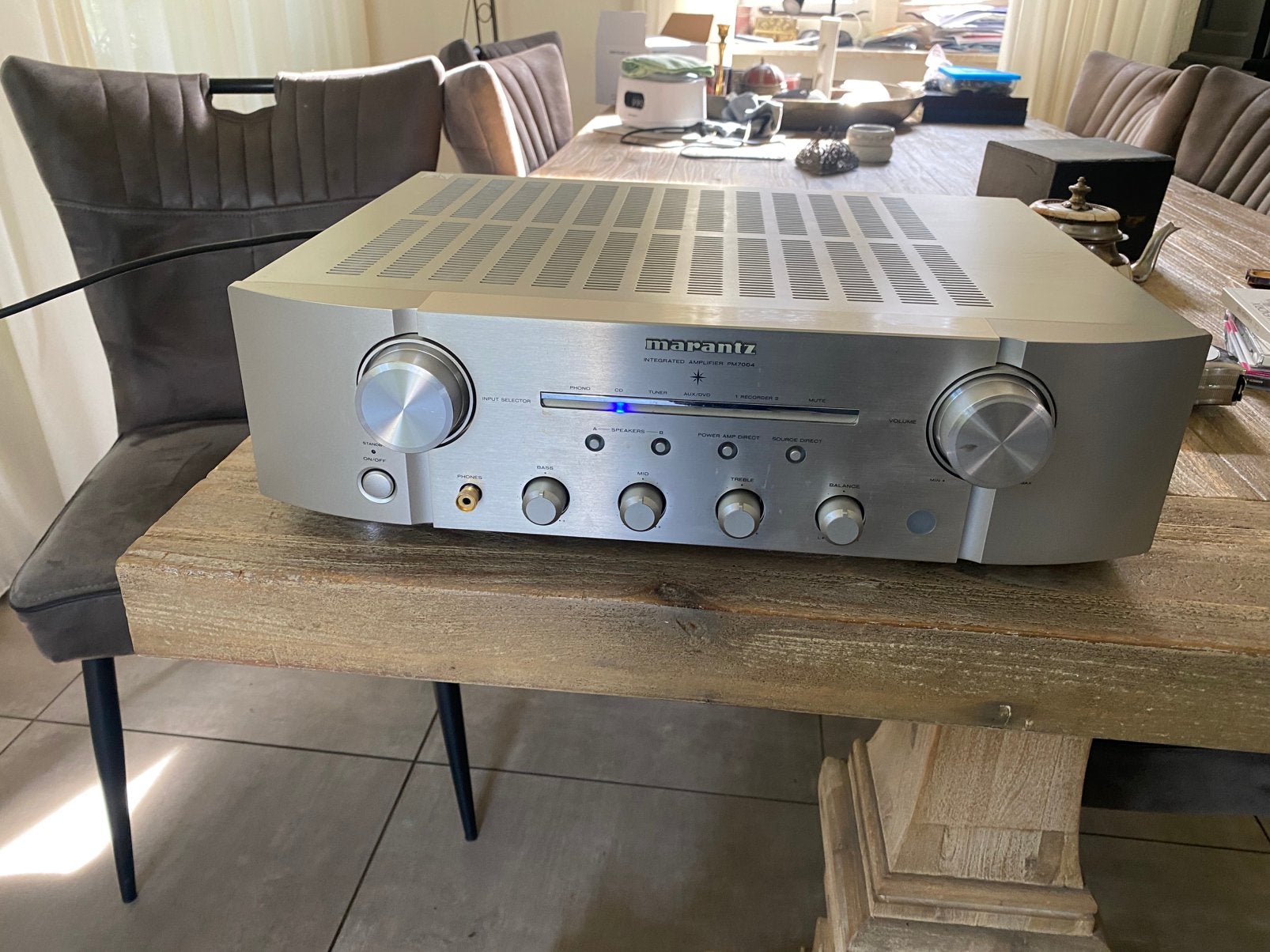 Marantz PM7004 high end stereo versterker met phono, Marantz, Gebruikt, Ophalen of Verzenden, 60 tot 120 watt