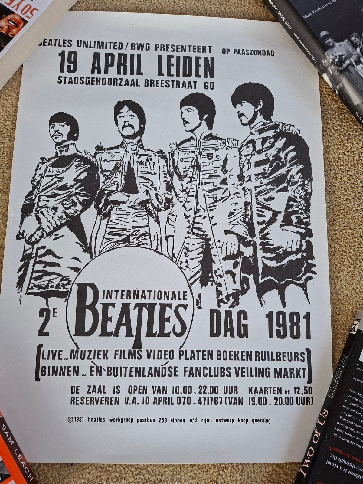 Diverse Beatles Posters - Unieke Collectie 1, Ophalen of Verzenden, A1 t/m A3, Muziek, Rechthoekig Staand