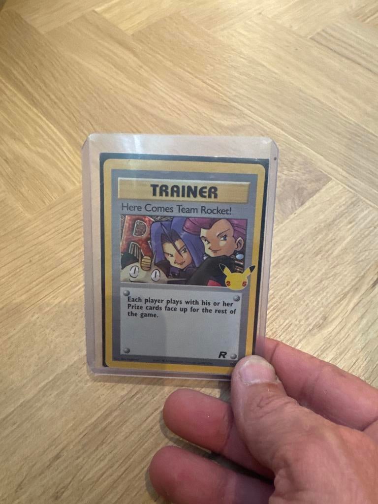 Pokémon Kaart: Here Comes Team Rocket! (Celebrations), Ophalen of Verzenden, Zo goed als nieuw, Losse kaart