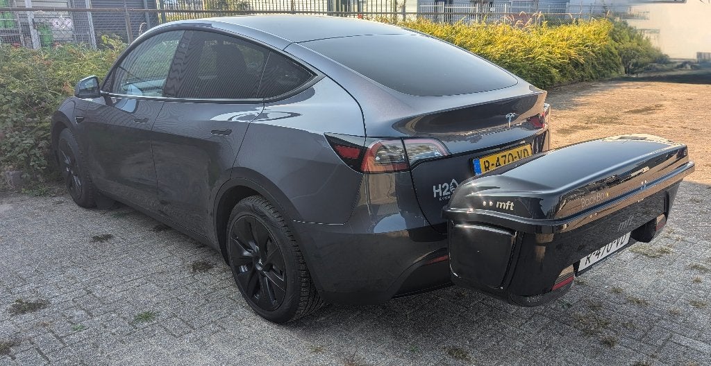 MFT backbox trekhaakkoffer voor bagage & skies, Auto diversen, Ophalen