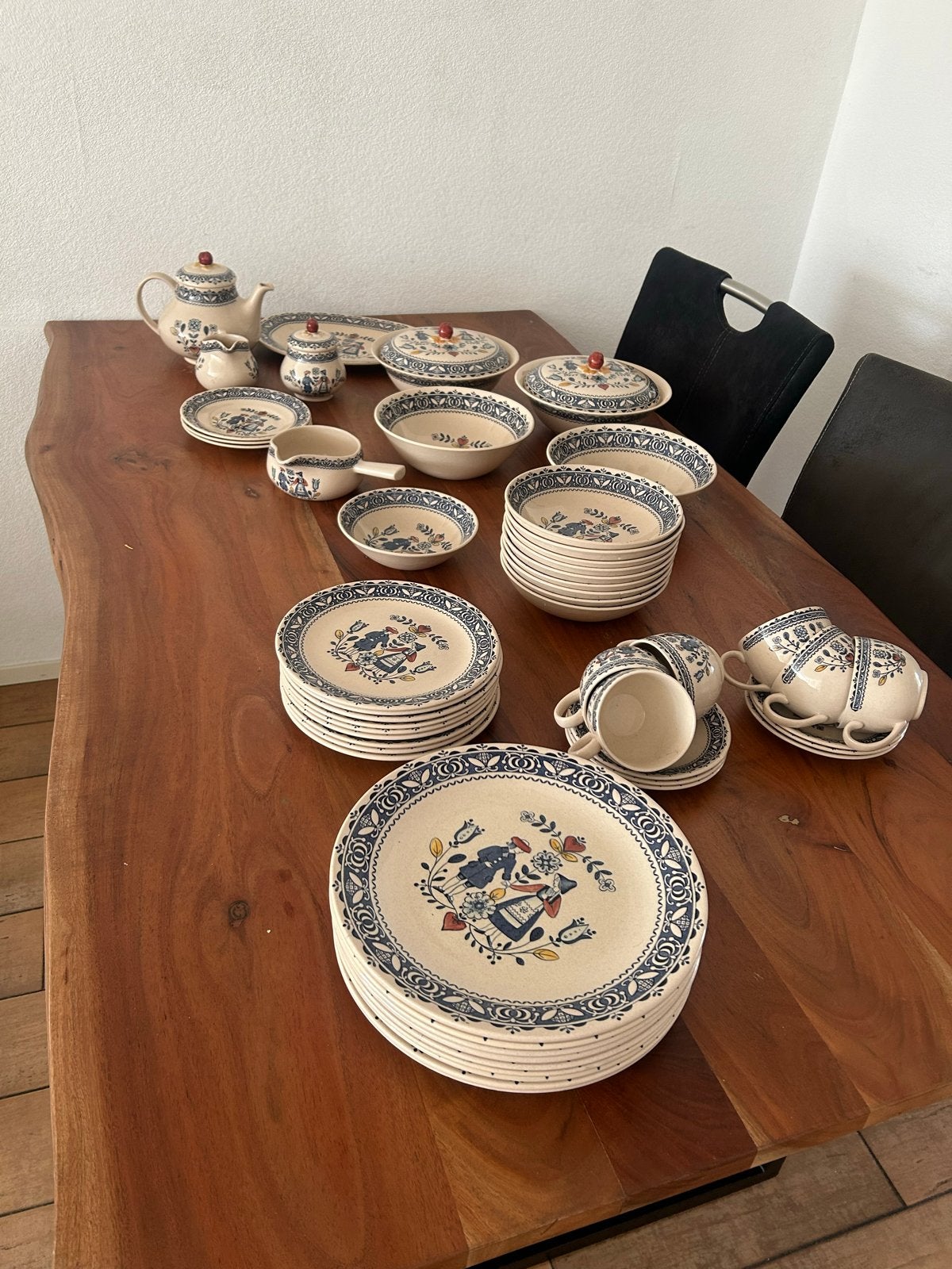 Vintage johnson brothers servies -Zo Goed als Nieuw, Ophalen, Overige merken, Keramiek, Landelijk/Boerenbont