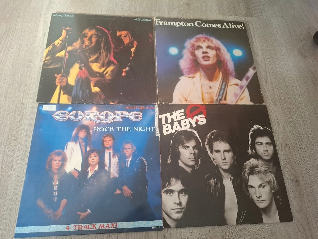 Partij 16 Rock lp's., LP, Gebruikt, Originele persing, Ophalen of Verzenden