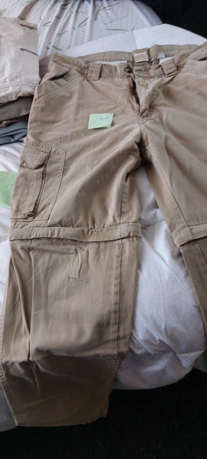 Beige afritsbroek - Maat 48/50 (M), Ophalen, Onbekend, Maat 48/50 (M), Beige