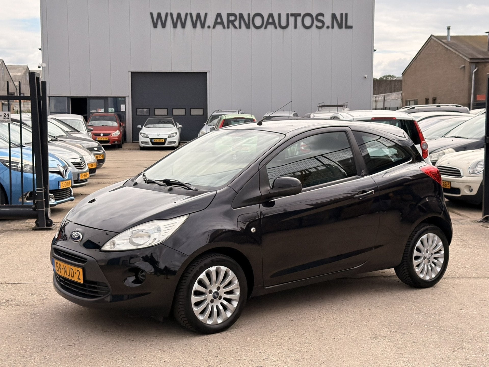 Ford Ka 1.2 Cool&Sound, NIEUWE KOPPELING+BAK, AIRCO, STUURBE, Auto's, Voorwielaandrijving, Stof, Gebruikt, 1242 cc