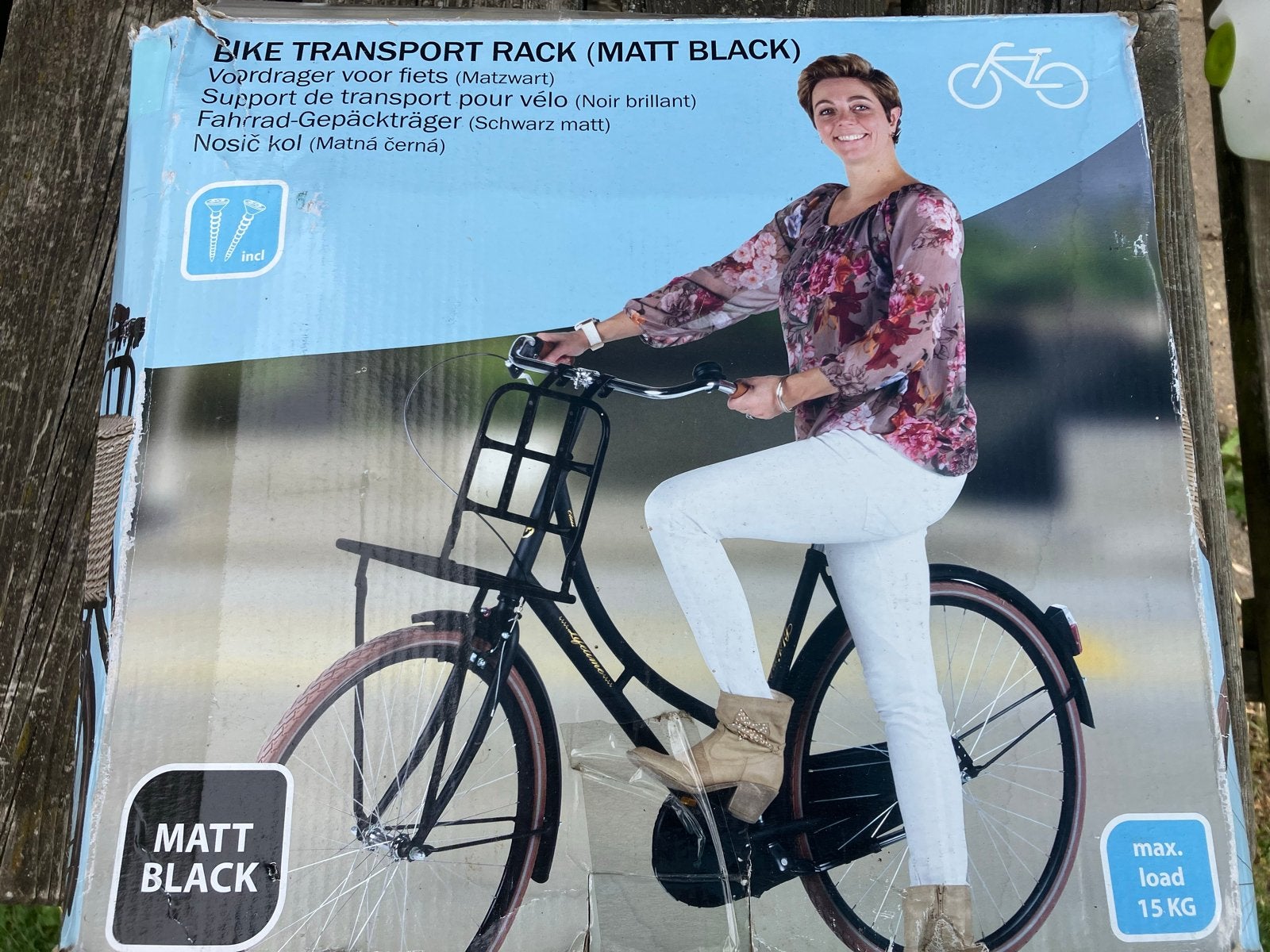 Fiets voordrager mat zwart - Nieuw in doos, Ophalen of Verzenden, Nieuw