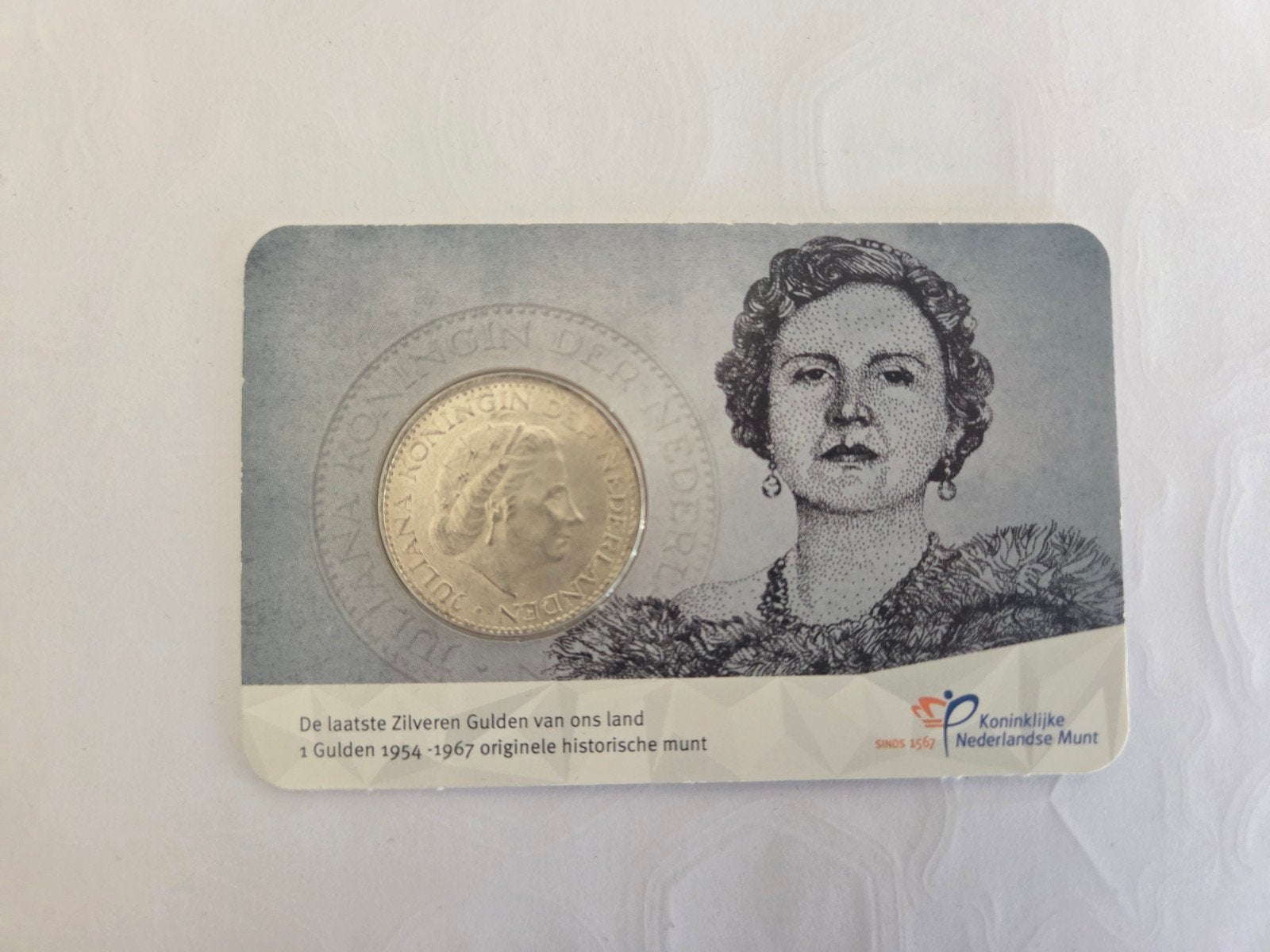 laatste zilveren gulden 1967, Postzegels en Munten, 1 gulden, Koningin Juliana, Zilver, Ophalen of Verzenden
