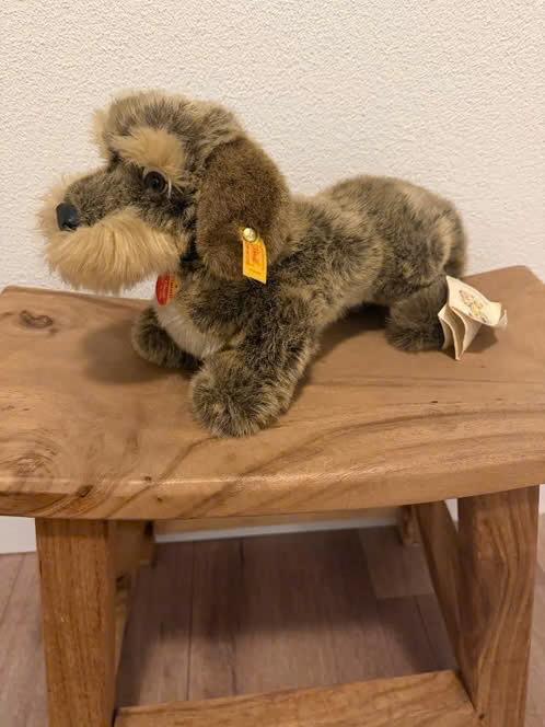 Steiff tekkel Raudi / teckel Steiff Raudi 078590, Antiek en Kunst, Antiek | Speelgoed, Ophalen of Verzenden