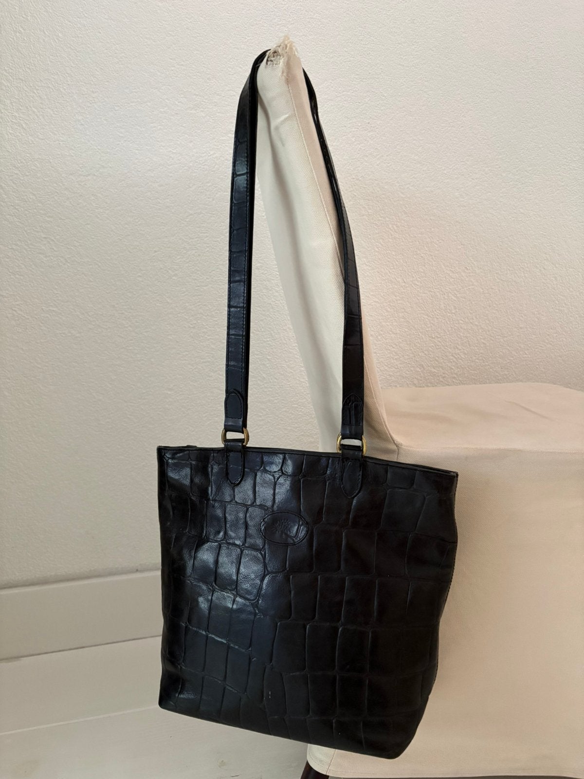 Mulberry tas, Ophalen, Zo goed als nieuw, Zwart, Handtas