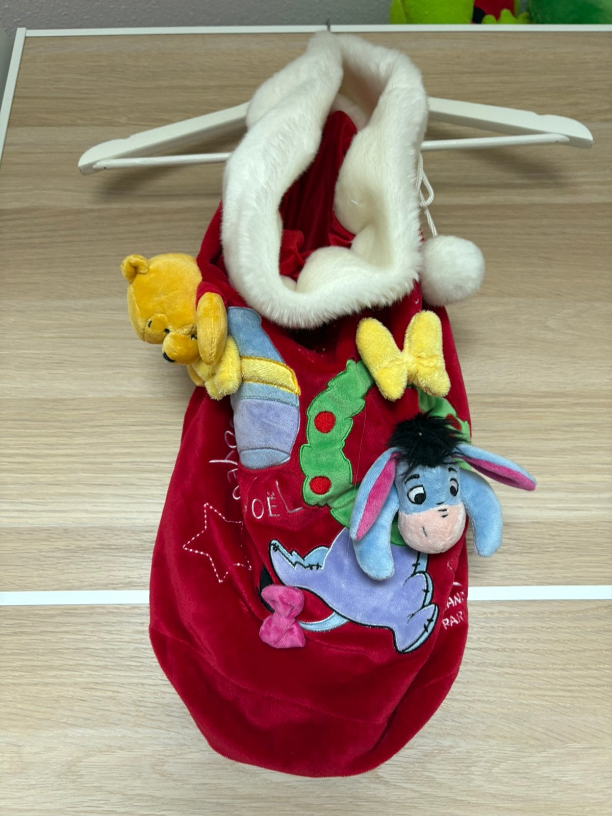 Disney orginele kerst cadeau zak winnie ghs pooh., Ophalen of Verzenden, Zo goed als nieuw