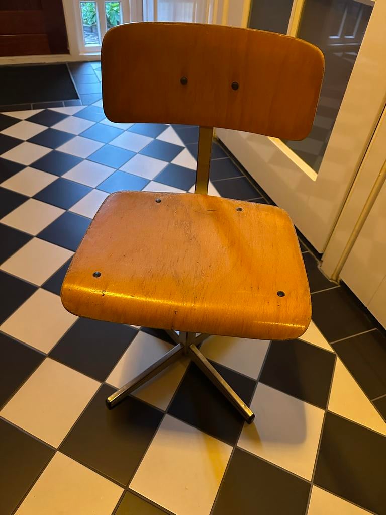 Vintage Marko kinder schoolstoel, Ophalen
