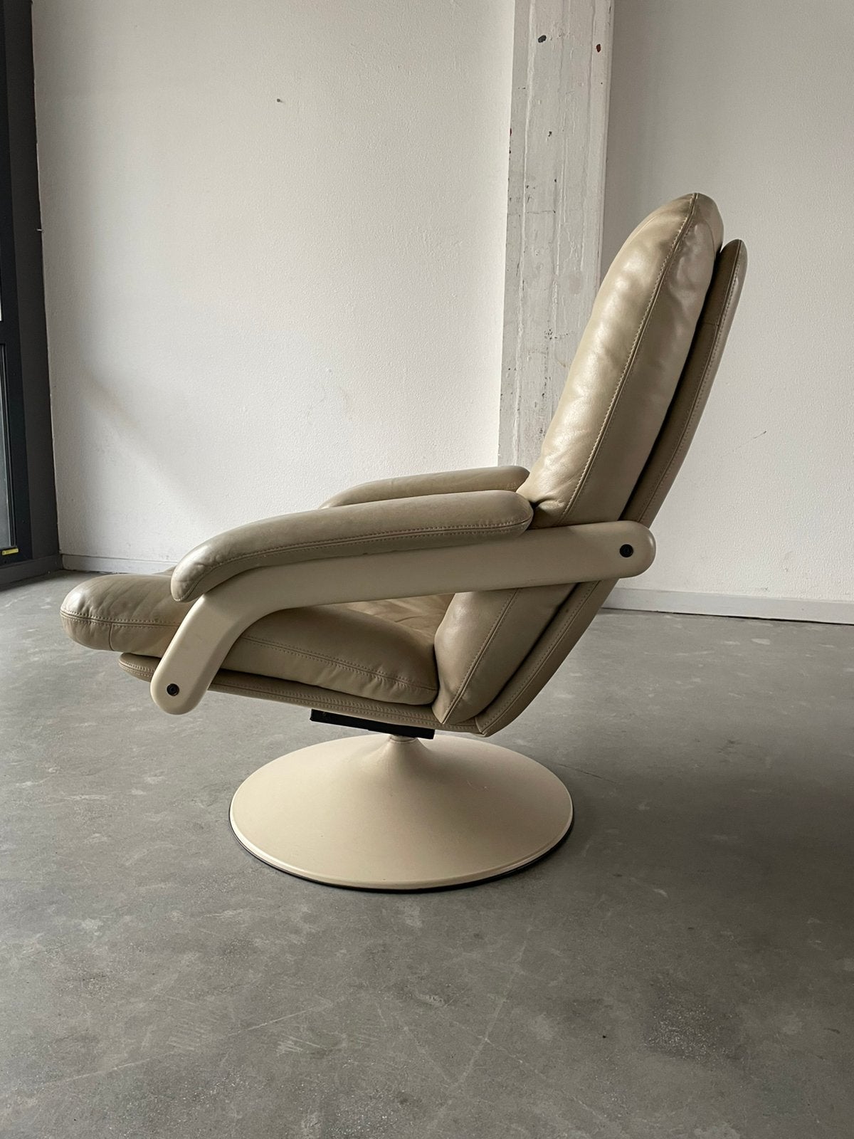 Leolux vintage draaistoel, Huis en Inrichting, Fauteuils, Ophalen, ., 2de hands, 75 tot 100 cm