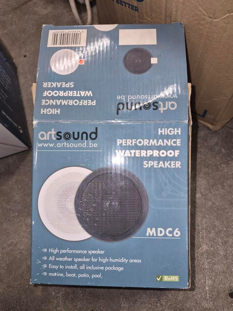 Artsound MDC6 waterdichte speaker, Overige merken, Overige typen, Nieuw, Ophalen of Verzenden