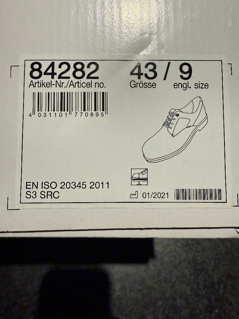 Uvex werkschoenen stalen neuzen blauw, Blauw, Nieuw, Ophalen of Verzenden, Werkschoenen