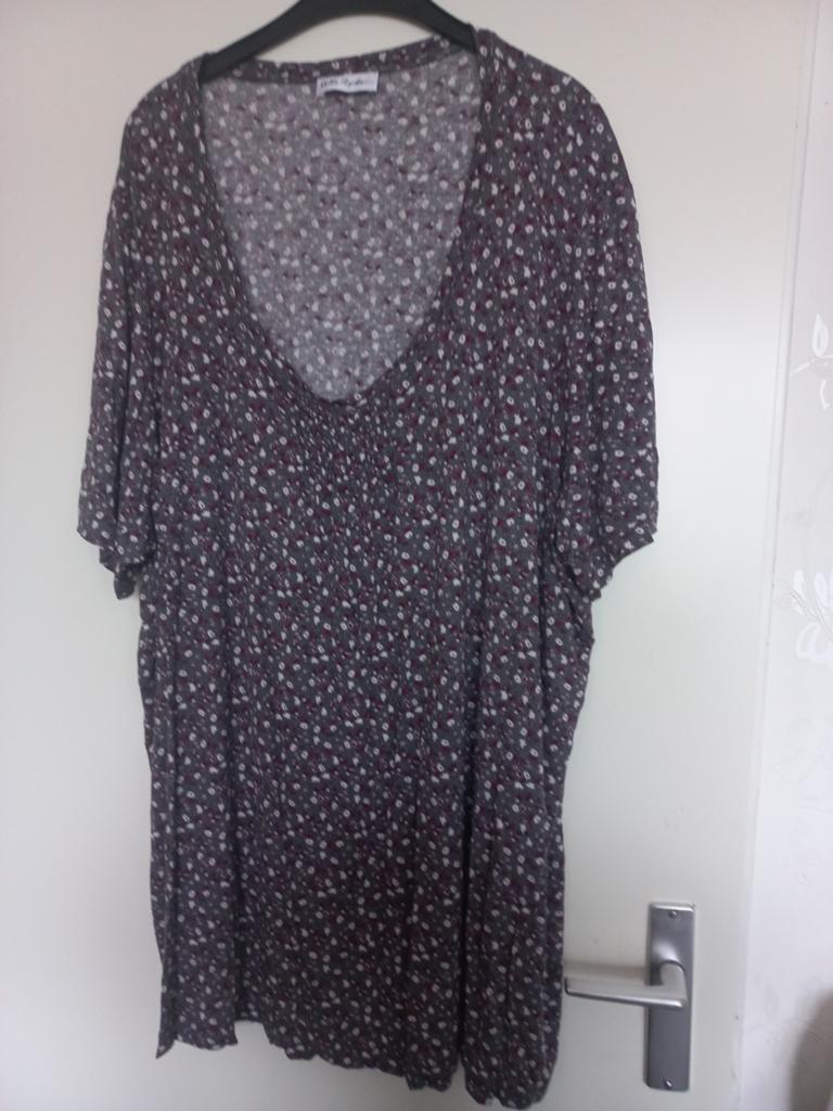 Ulla Popken Viscose Tuniek mt. 58-60, Blouse of Tuniek, Ulla Popken, Ophalen of Verzenden, Grijs