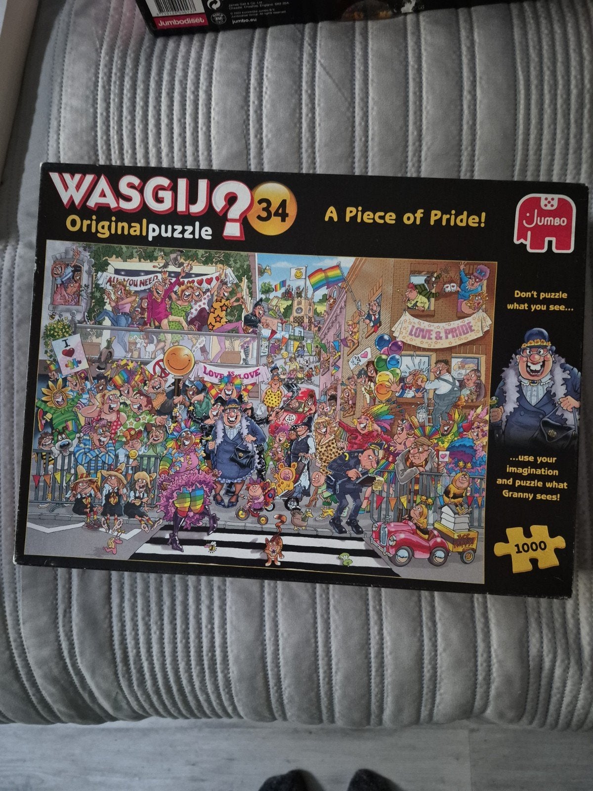 wasgij puzzel 1000 stukjes, Ophalen of Verzenden, 500 t/m 1500 stukjes, Zo goed als nieuw