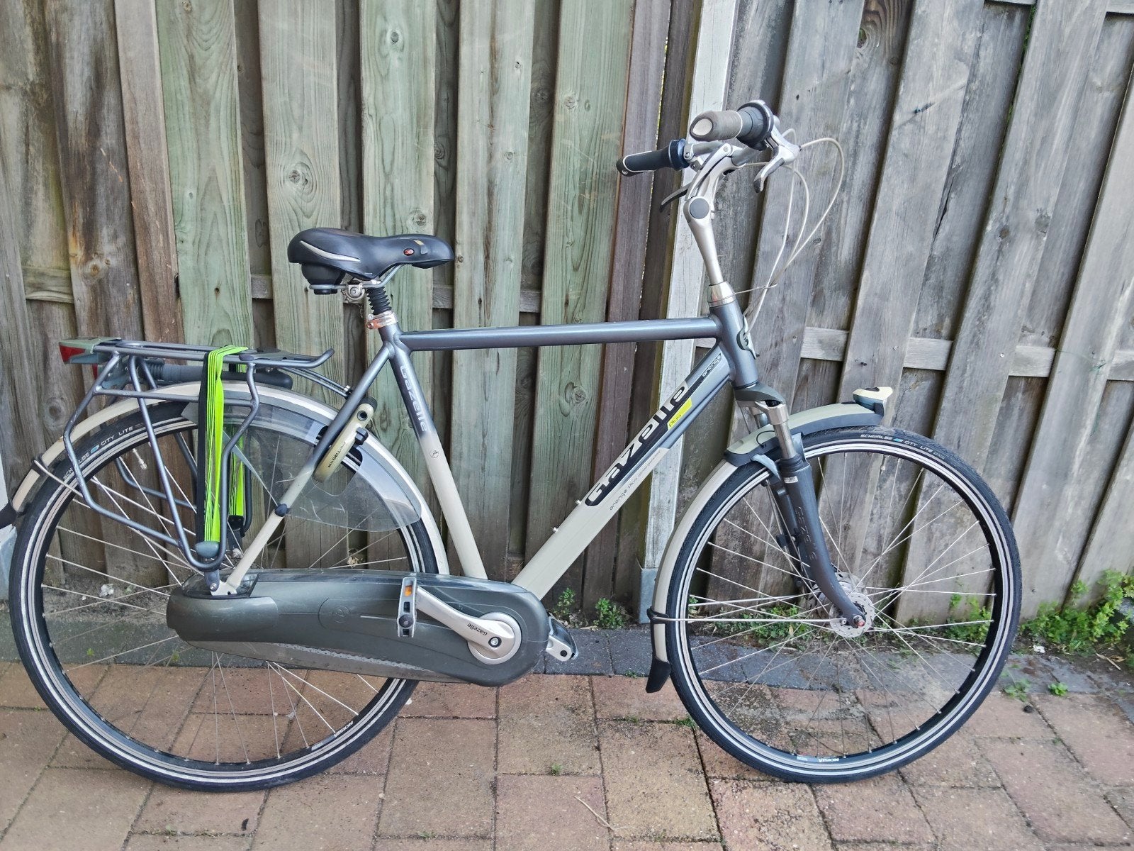Gazelle herenfiets, Ophalen, Gebruikt, Versnellingen, 57 tot 61 cm
