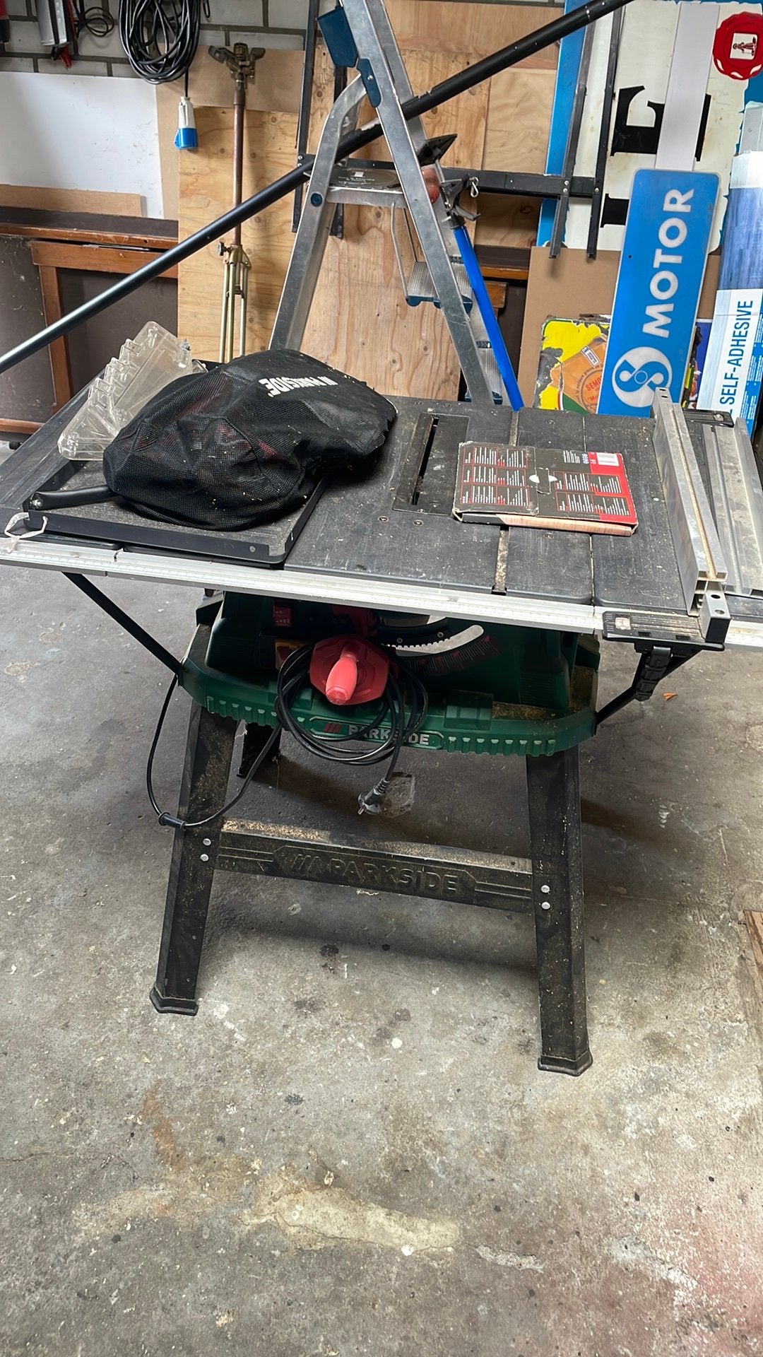 Zaagtafel parkside ptks 2000, Ophalen, Cirkelzaag, 70 mm of meer, Zo goed als nieuw