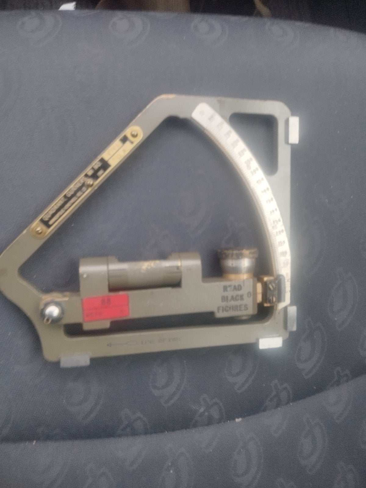 Zeldzame 1941 Honeywell Gunners Quadrant met kist, Ophalen of Verzenden