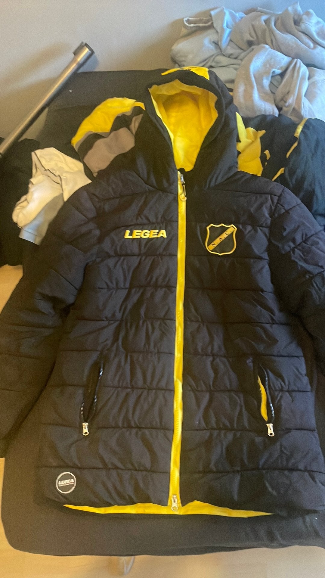 Nac breda jas, Ophalen, Zo goed als nieuw, Maat 46 (S) of kleiner, Zwart