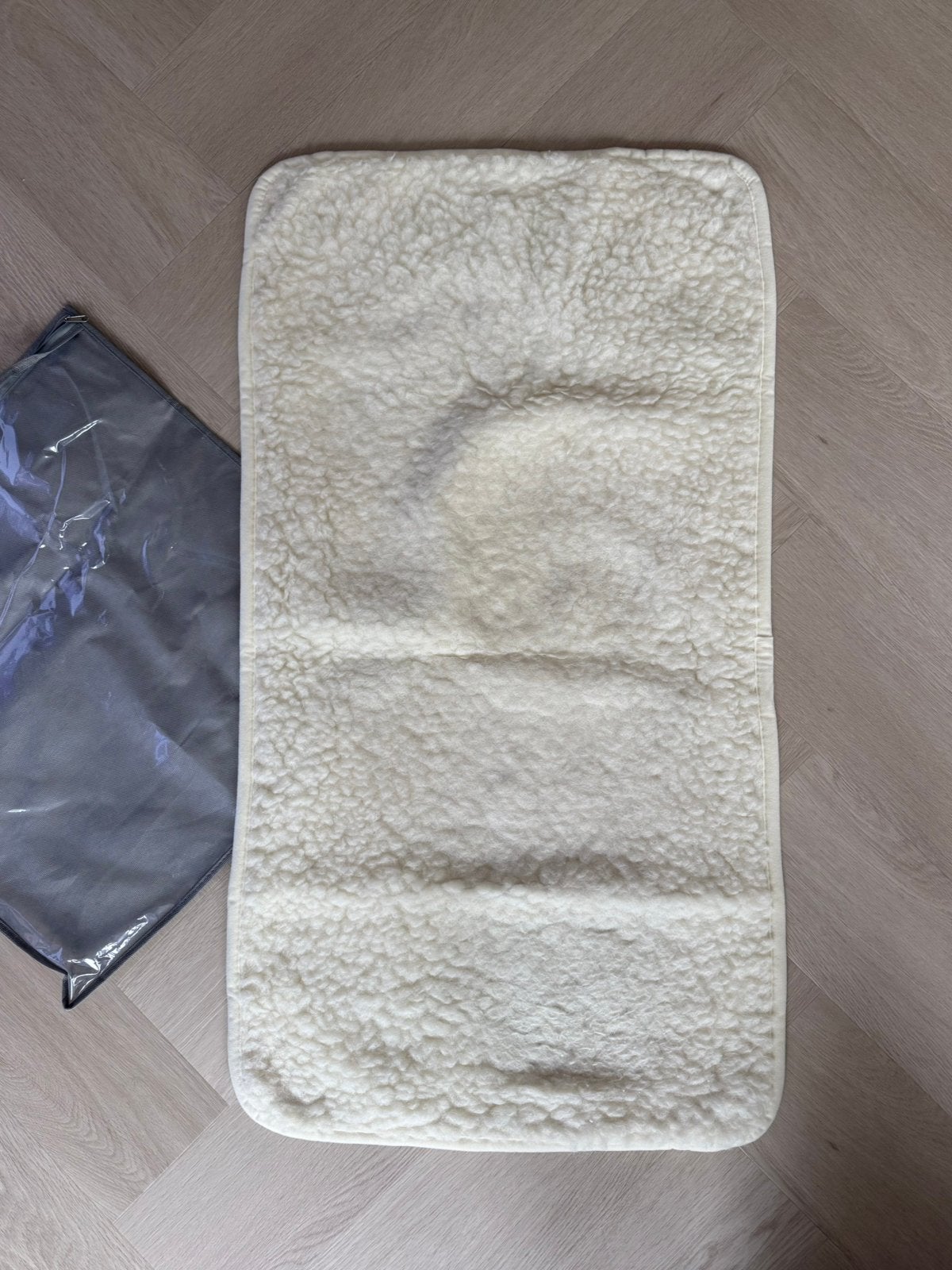 Wollen onderlegger co-sleeper, Gebruikt, Overige merken, Jongetje of Meisje, Beige