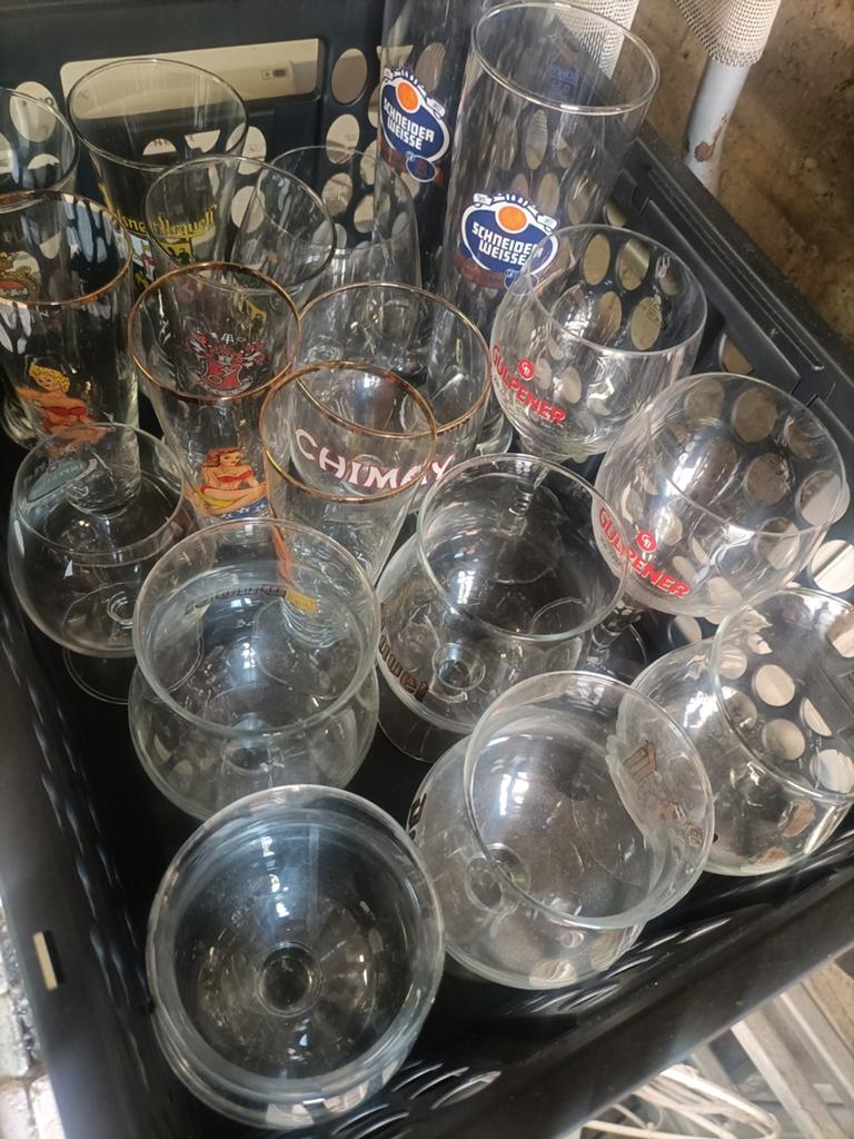 Diverse speciaalbier glazen, Ophalen