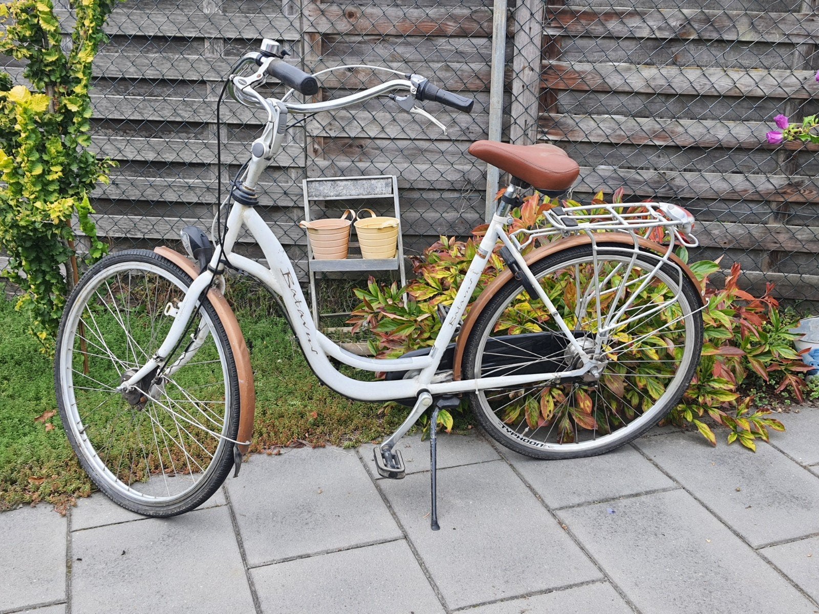 Batavus damesfiets met lage instap, Ophalen, Batavus, 50 tot 53 cm, Trommelrem