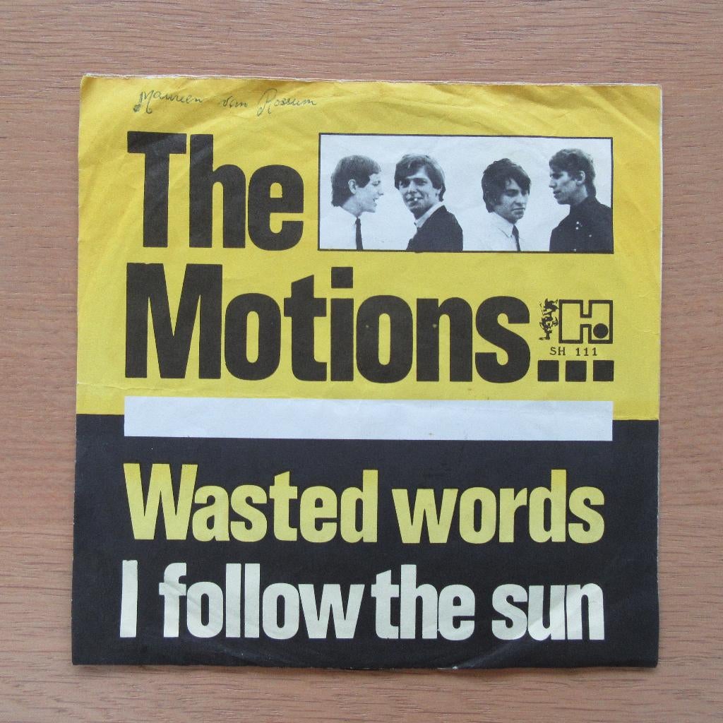 single Motions: Wasted Words/ I Follow The Sun (nederbeat), Ophalen of Verzenden, Gebruikt, Pop