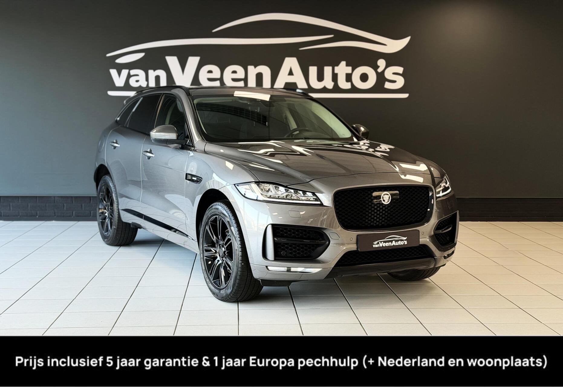 Jaguar F-Pace 2.0 R-Sport AWD 25t 2 jaar garantie, Auto's, Jaguar, Automaat, Dealer onderhouden, Gebruikt, 4 cilinders