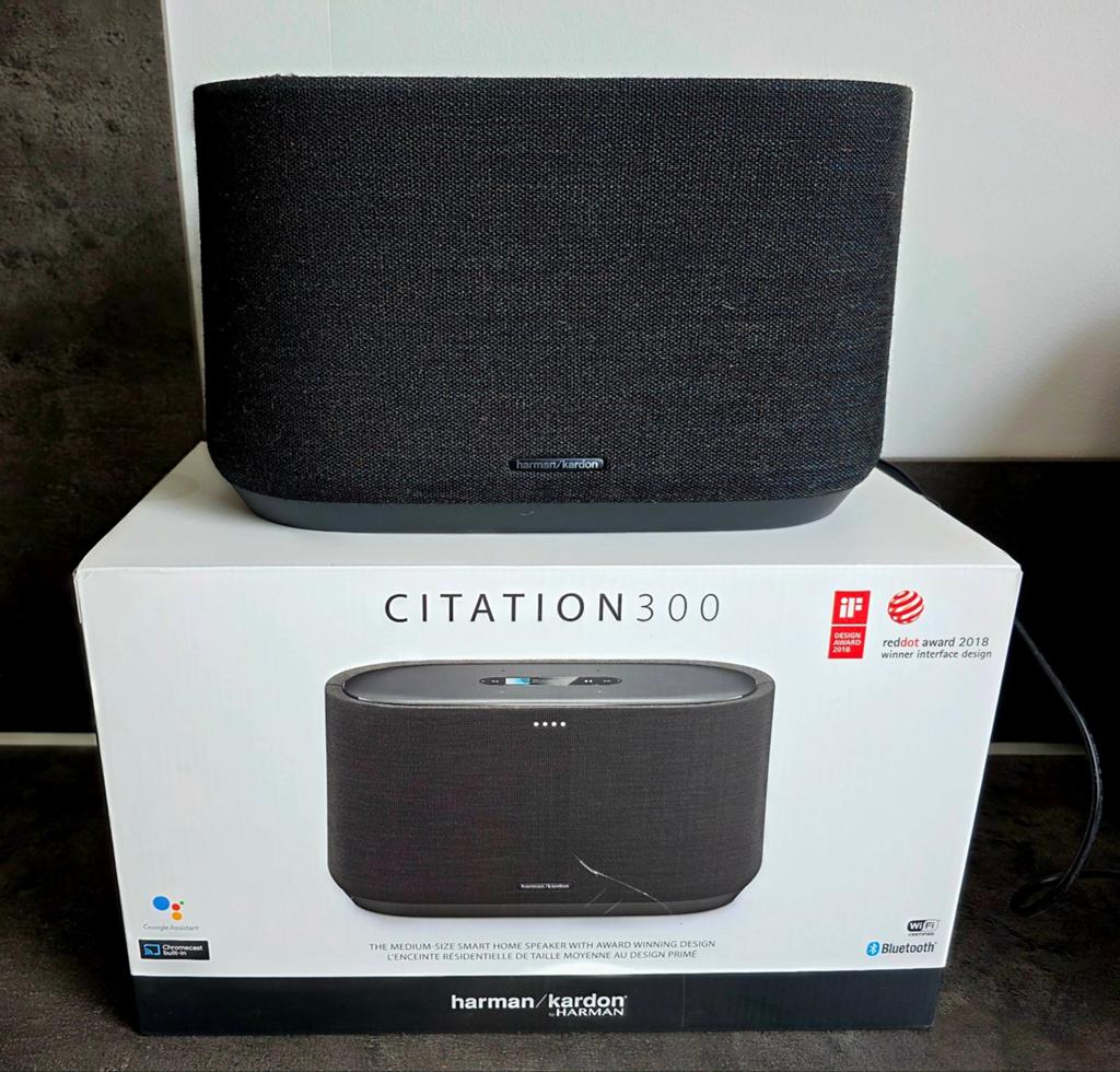 Harman Kardon Citation 300 Smart Speaker | ZGAN |, Ophalen of Verzenden, Zo goed als nieuw, Minder dan 60 watt, Overige merken