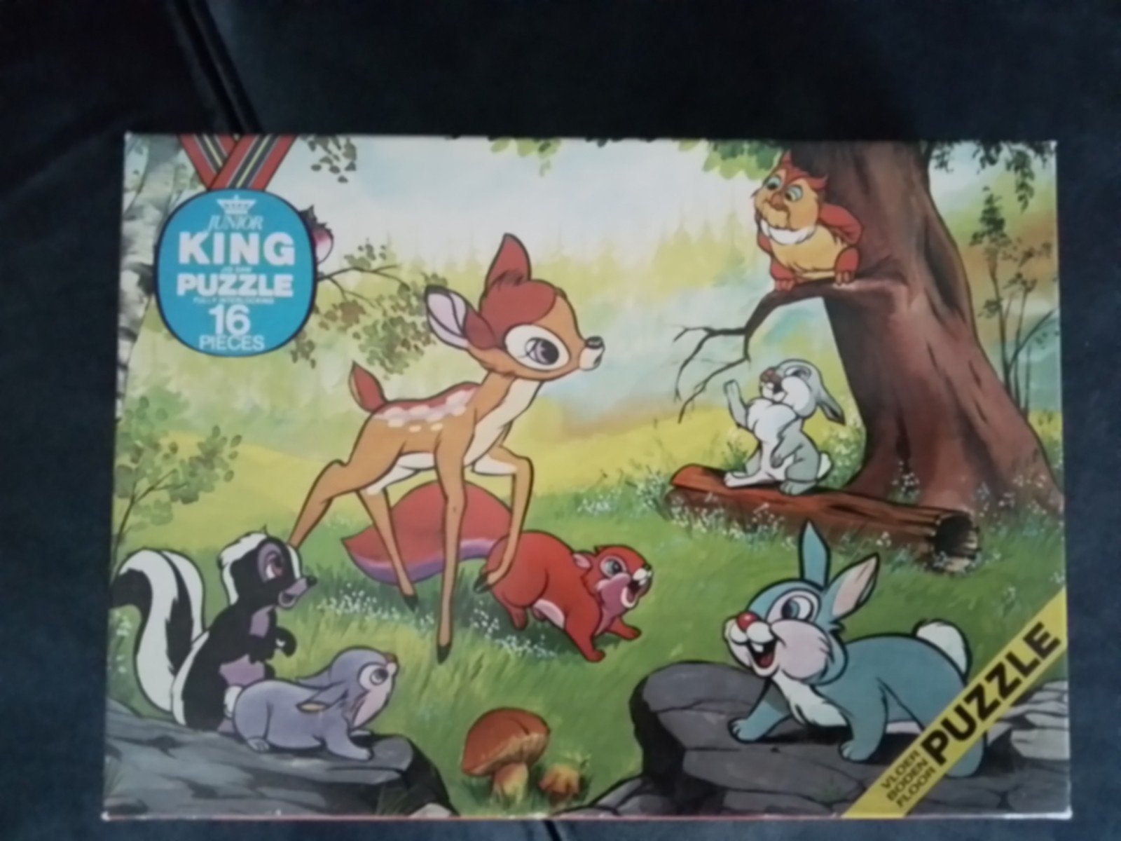Mooie Bambi vloerpuzzel 16 stukjes., Ophalen, 10 tot 50 stukjes, Zo goed als nieuw, 2 tot 4 jaar