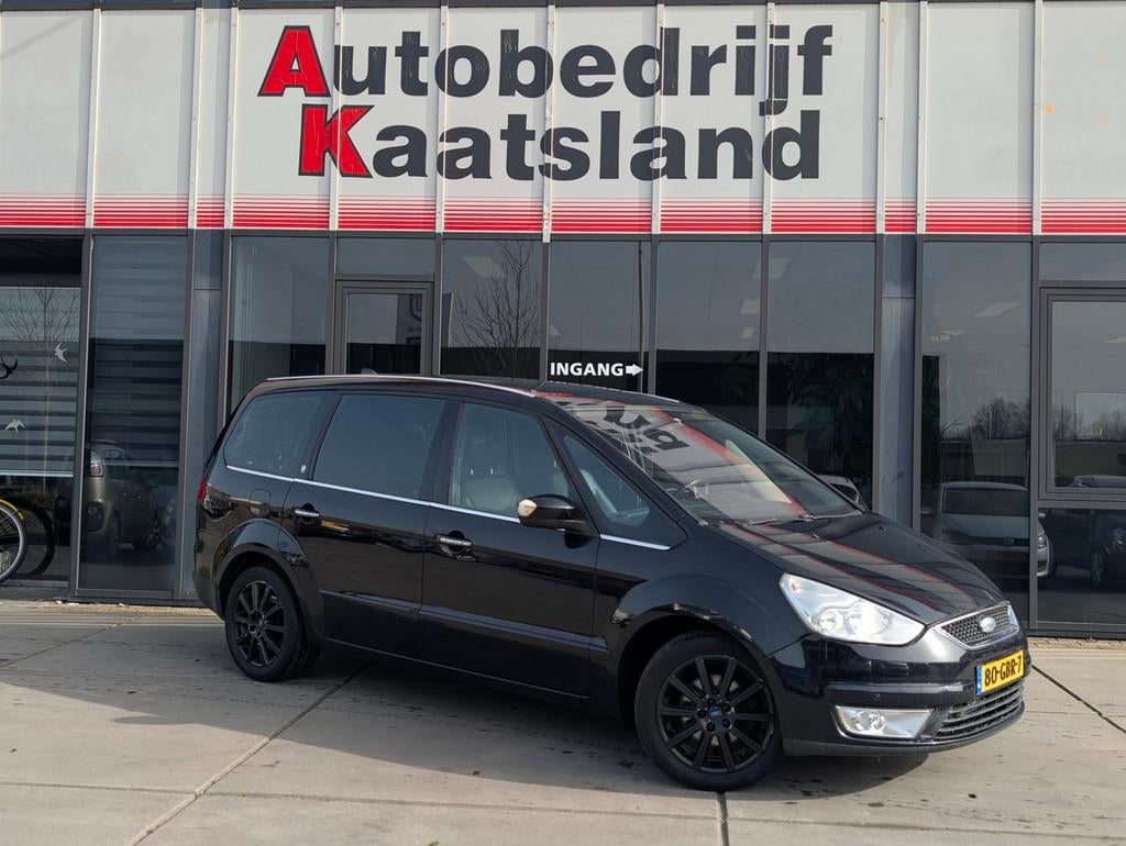 Ford Galaxy 2.0 TDCi Ghia - Pano - Leer - Navi -, Auto's, Ford, Zwart, Navigatiesysteem, 7 stoelen, Zwart