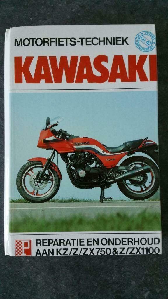 werkplaatshandboek KAWASAKI KZ Z ZX 750 & Z ZX 1100; 15,50 €, Motoren, Ophalen of Verzenden, Kawasaki