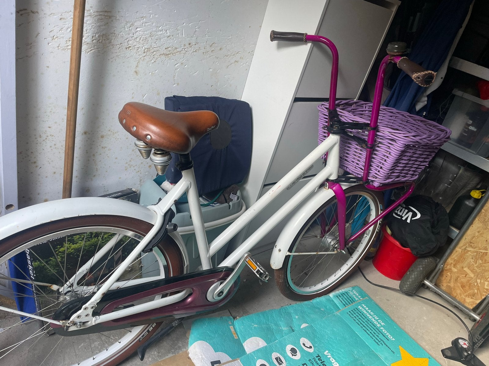 Damesfiets met mandje - Goede staat, Fietsen en Brommers, Velgrem, 50 tot 53 cm, Ophalen, Overige merken