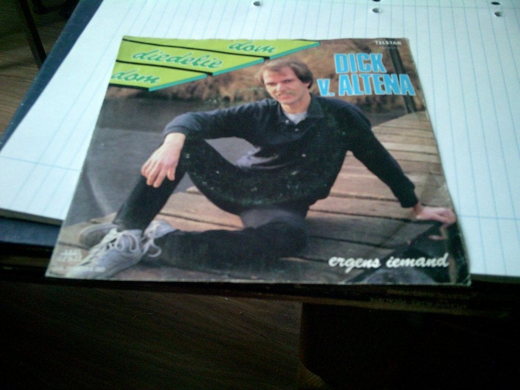 DICK VAN ALTENA DOM DIEDELIE DOM - ERGENS IEMAND, Cd's en Dvd's, Vinyl | Nederlandstalig, 7 inch, Ophalen of Verzenden, Levenslied of Smartlap