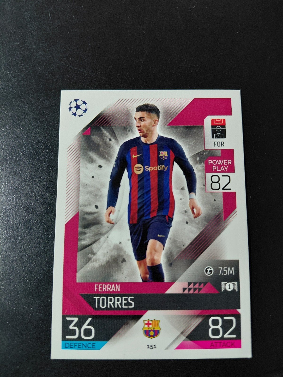 ferran torres (fc barcelona/psg) topps, Ophalen of Verzenden, Nieuw, Buitenlandse clubs, Spelerskaart