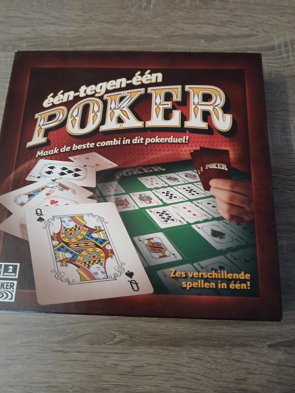 Eén-tegen-één Poker bordspel van Parker, Een of twee spelers, Ophalen of Verzenden, Gebruikt, Parker