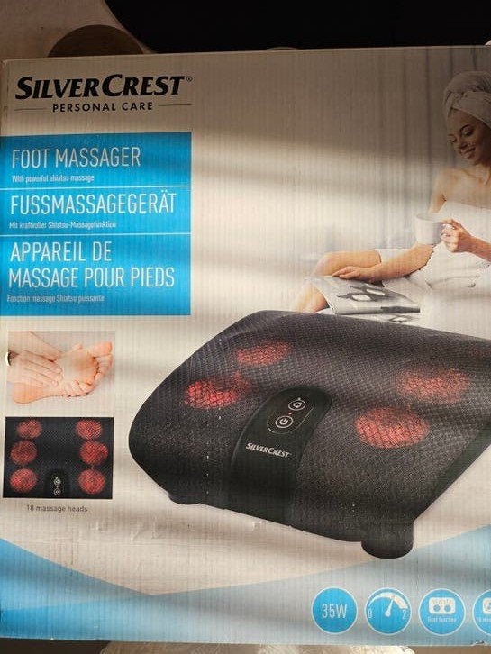 Shiatsu Voetmassage Apparaat met Warmtefunctie, Ophalen of Verzenden, Zo goed als nieuw, Hand- en Voetverzorging