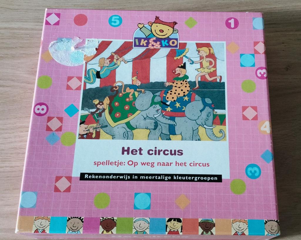 IK&CO HET CIRCUS REKEN ONDERWIJS IN MEERTALIGE  KLEUTERGROEP, Een of twee spelers, Verzenden, Gebruikt, Swijzen