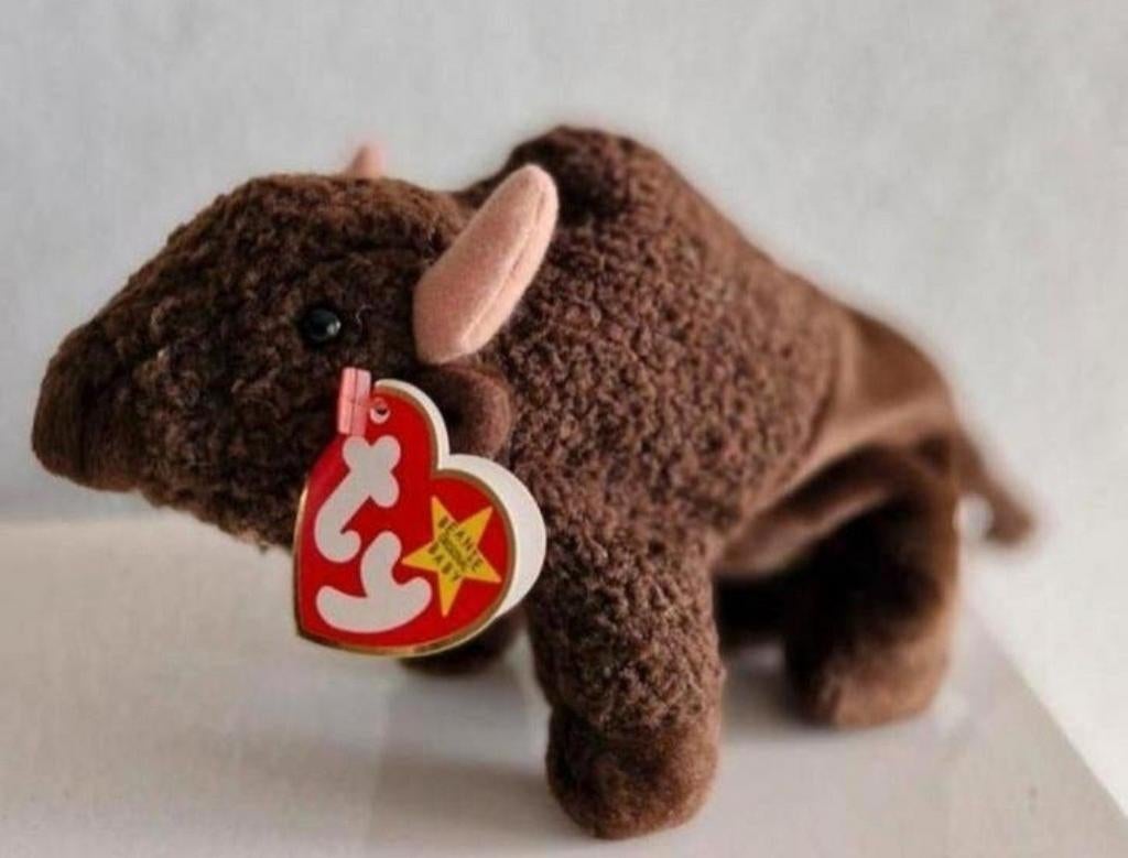 TY Beanie Babies Bidon Roam, Kinderen en Baby's, Speelgoed | Knuffels en Pluche, Ophalen of Verzenden, Zo goed als nieuw, Overige typen