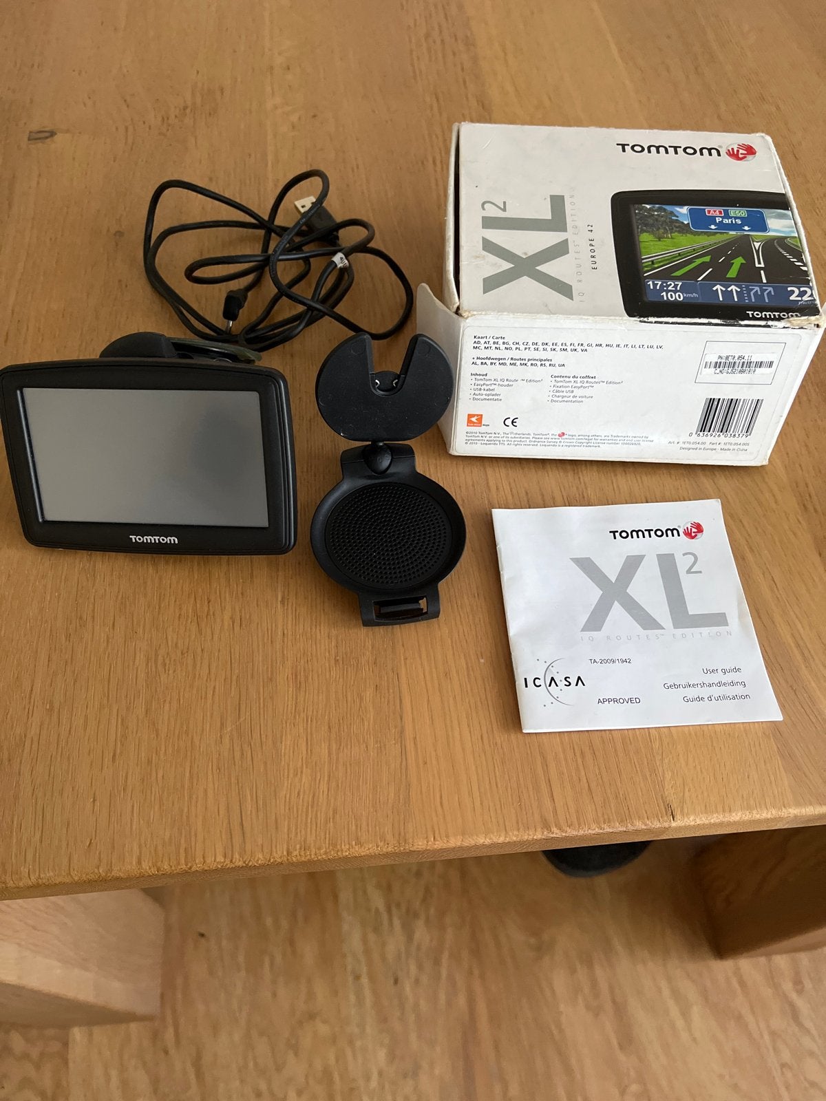 TomTom XL 2 Europe navigatiesysteem, Auto diversen, Autonavigatie, Ophalen, Gebruikt