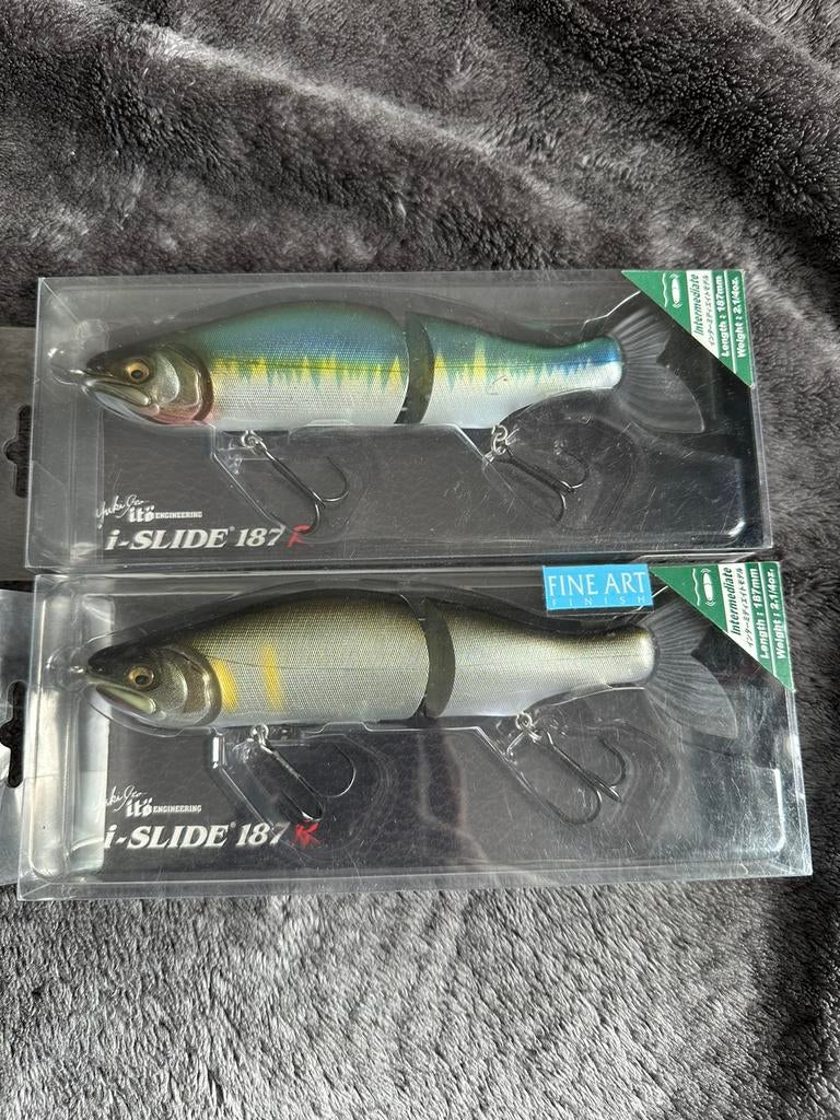 Megabass I-slide 187R intermediate (2x), Watersport en Boten, Hengelsport | Roofvissen, Ophalen of Verzenden, Zo goed als nieuw