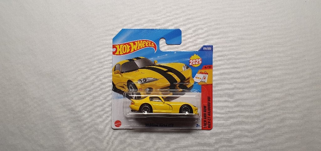 Hot Wheels '96 Dodge Viper GTS geel, Ophalen of Verzenden, Nieuw, Auto