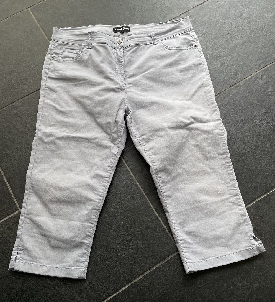 Nieuwe super mooie capri gafair jeans maat 44, Overige kleuren, Kort, Gafair, Maat 42/44 (L)