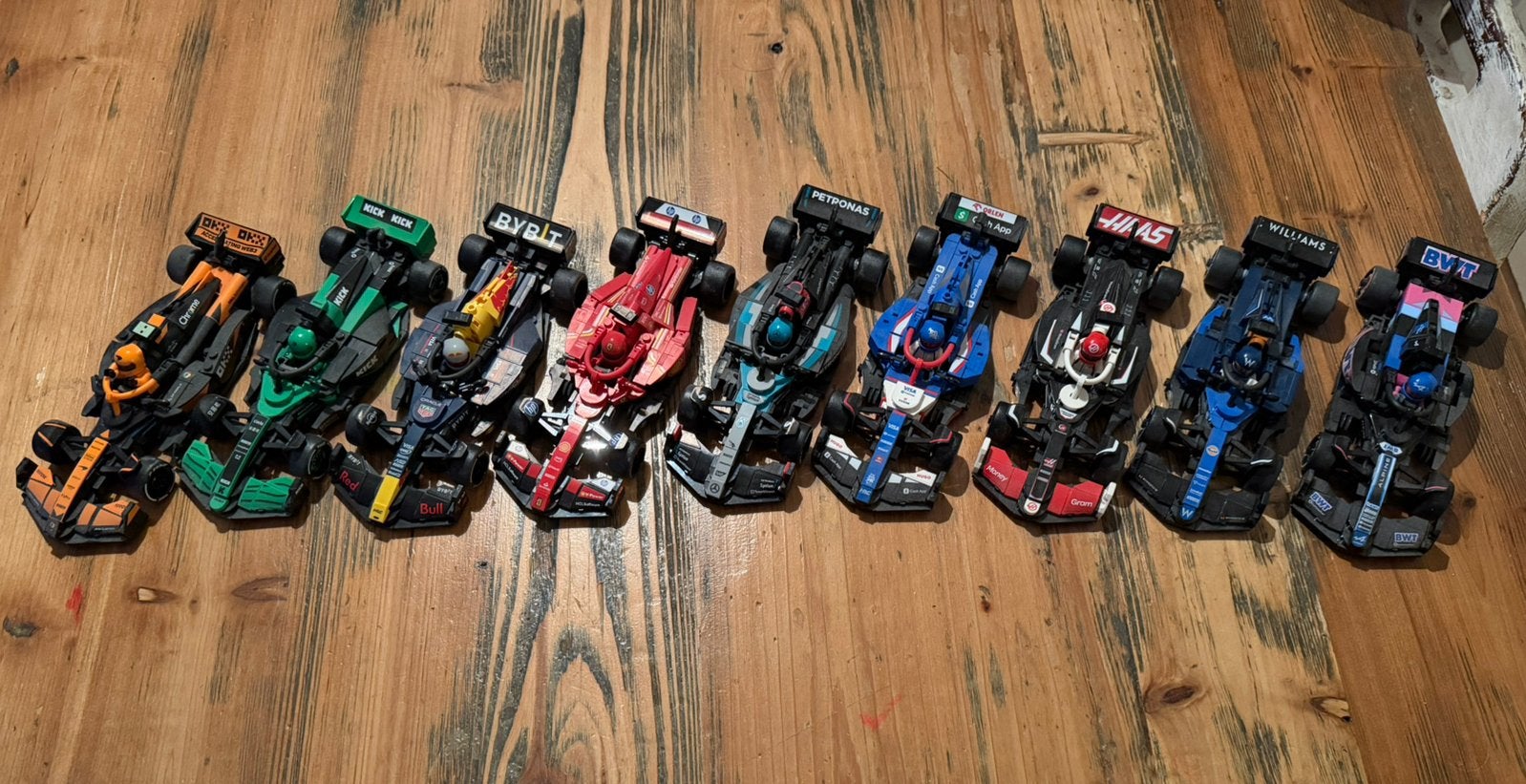 LEGO Speed Champions F1 collectie 9 auto’s Ferrari Red Bull, Ophalen of Verzenden, Zo goed als nieuw