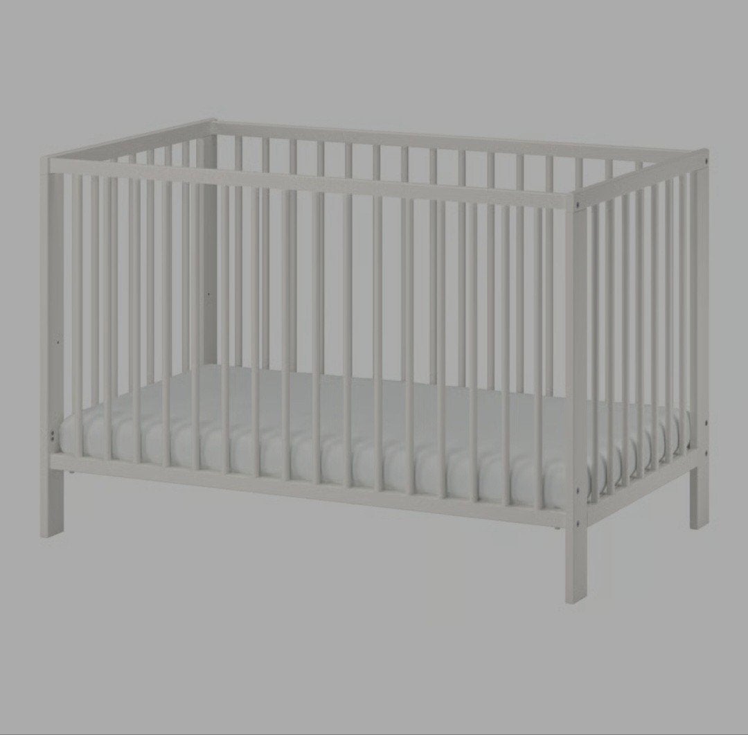 Ikea Gulliver Ledikant Wit met Matras, Ophalen, Zo goed als nieuw, Minder dan 140 cm, Matras