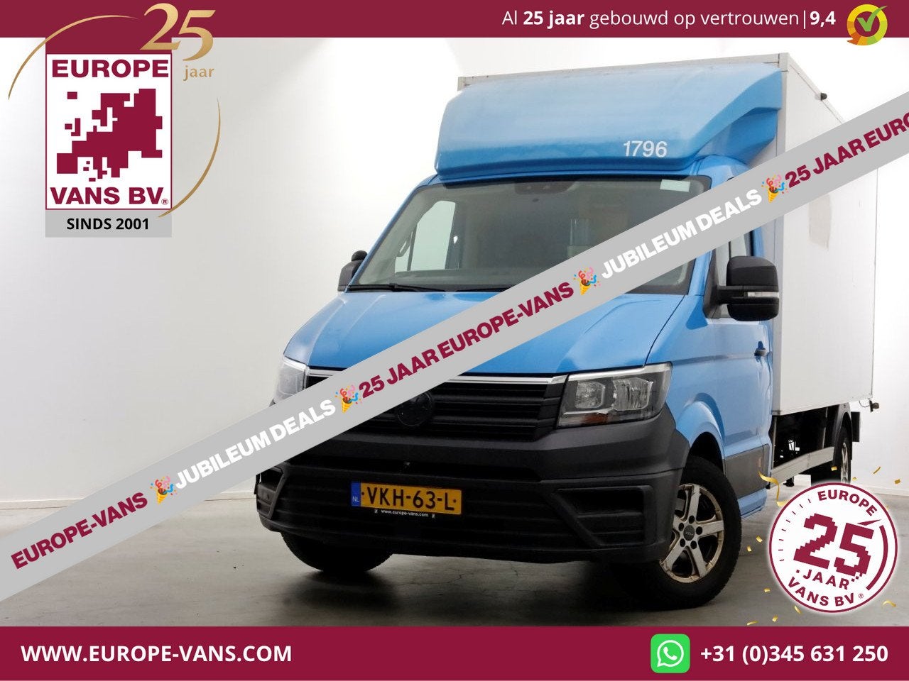 Volkswagen Crafter 35 2.0 TDI E6 Bakwagen met achterdeuren 2, Voorwielaandrijving, Parkeersensor, Gebruikt, 4 cilinders