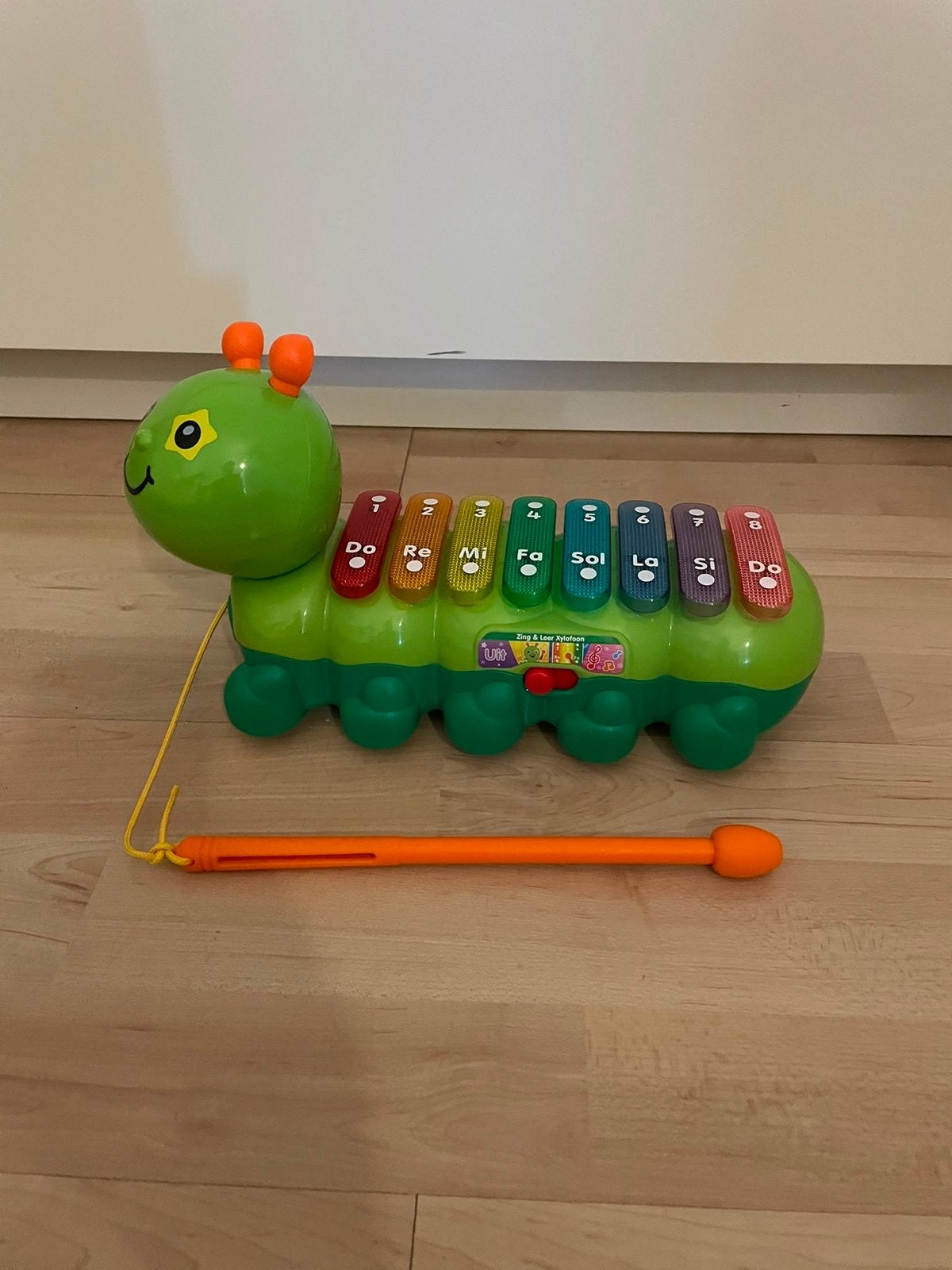 Vrolijke rups xylofoon met trekkoord, Ophalen, Gebruikt, Overige typen, Met wieltjes